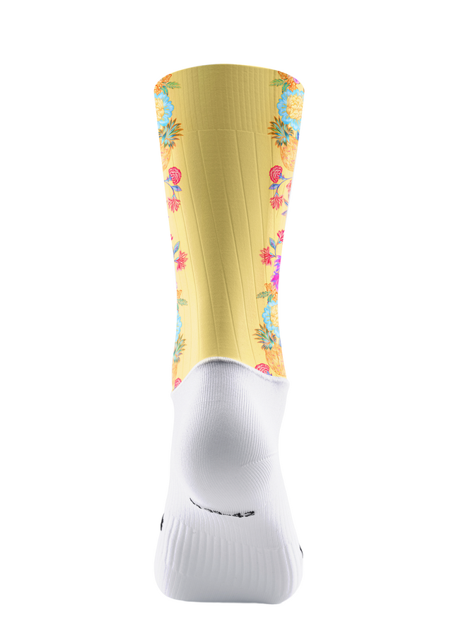 ROCKBROS Women's Tropical Punch Pineapple & Floral High-Contrast Pro Aero Set