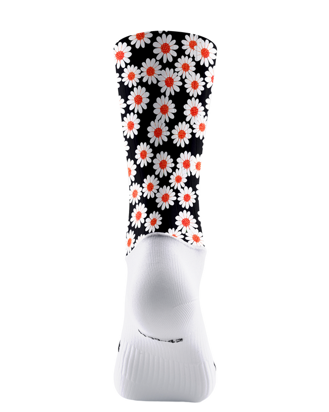 ROCKBROS Retro Daisy All-Over Print Breathable Socks