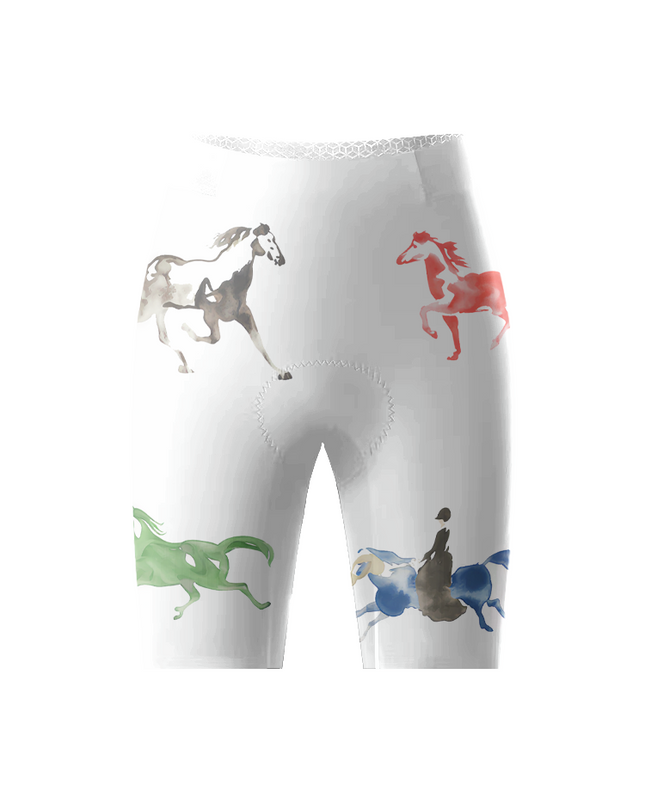 ROCKBROS Women's Gallop in Watercolor Artistic Pro Cycle Shorts