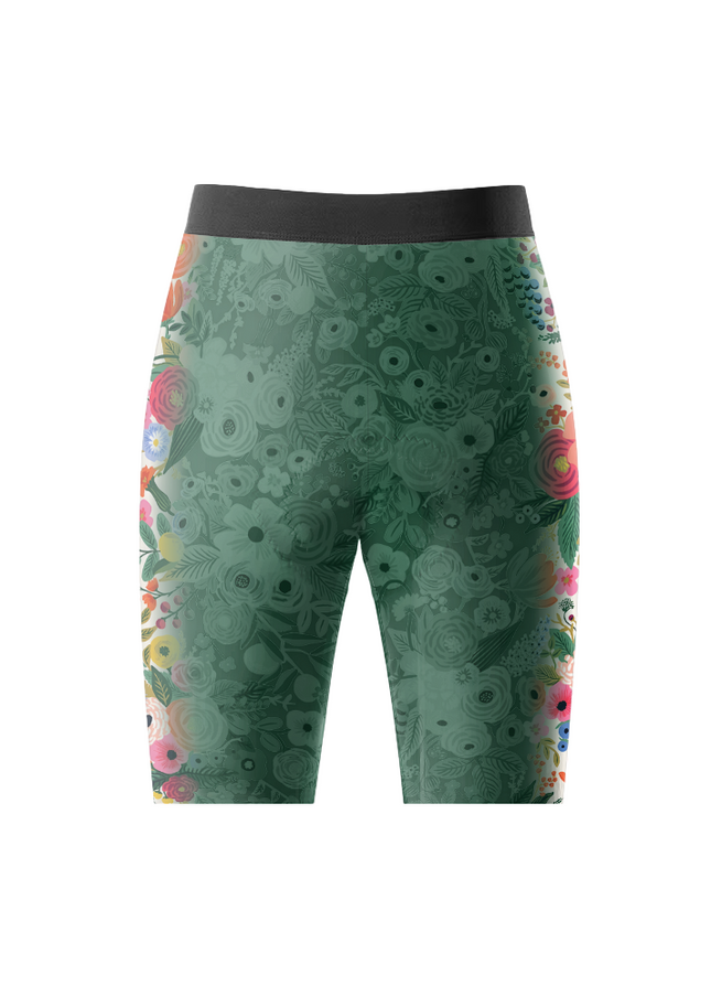 ROCKBROS Women's "Spring Bloom" Vintage Botanical Art Pro Aero Cycling Shorts