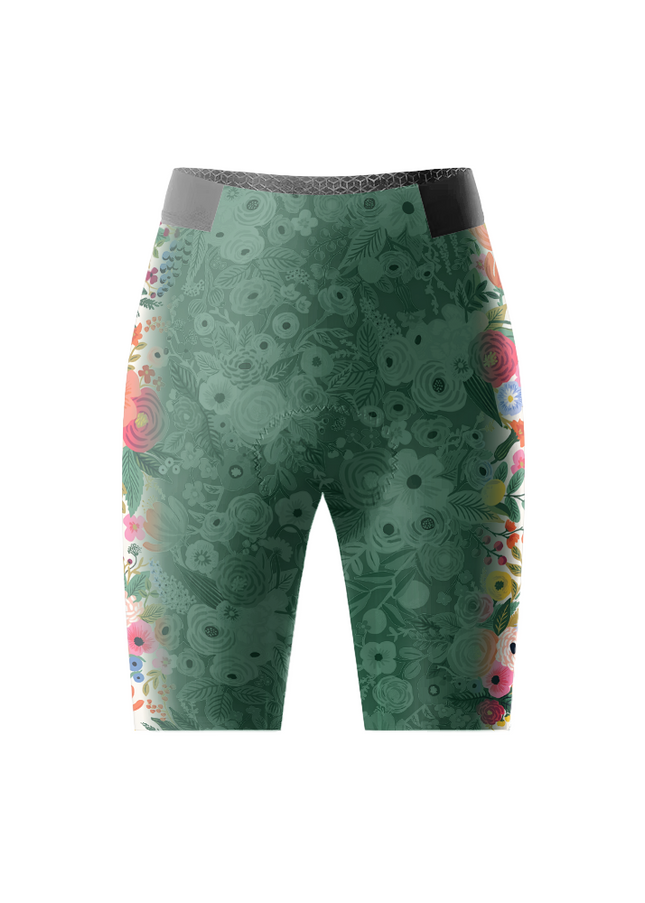 ROCKBROS Women's "Spring Bloom" Vintage Botanical Art Pro Aero Cycling Shorts