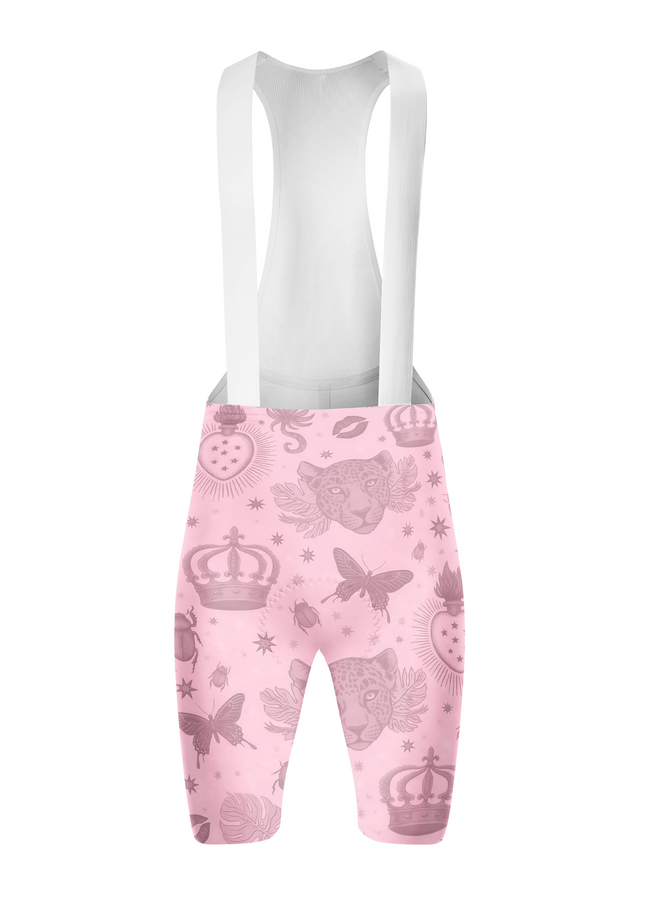 ROCKBROS Women's Surreal Pink Leopard & Crown Limited Edition Aero Set