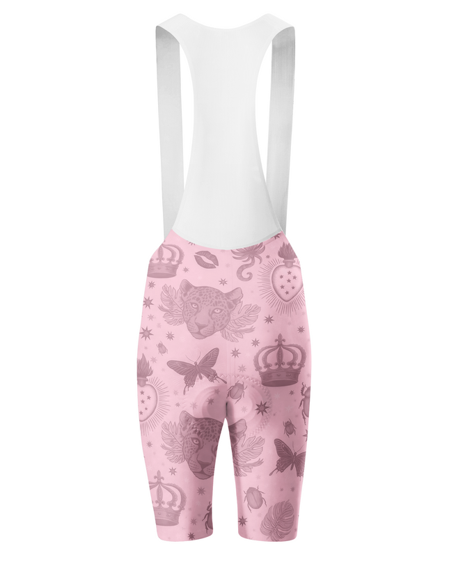 ROCKBROS Women's Surreal Pink Leopard & Crown Limited Edition Aero Set
