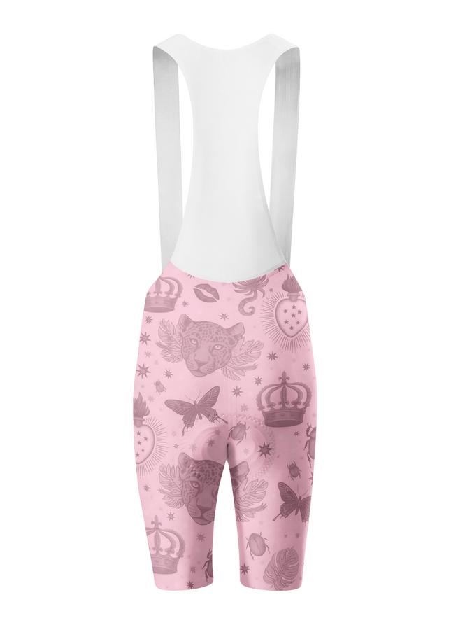 ROCKBROS Women's Surreal Pink Leopard & Crown Limited Edition Aero Set