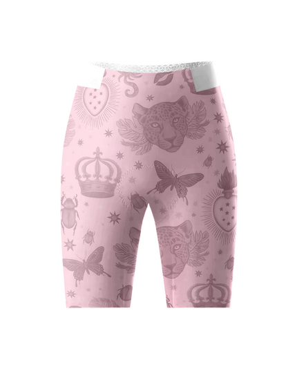 ROCKBROS Women's Surreal Pink Leopard & Crown Limited Edition Aero Set