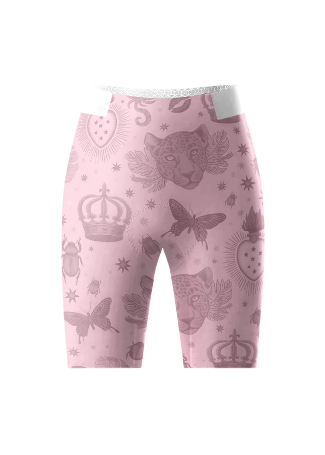 ROCKBROS Women's Surreal Pink Leopard & Crown Limited Edition Aero Set