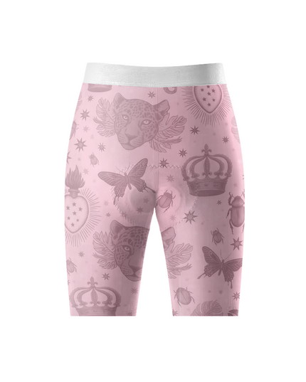 ROCKBROS Women's Surreal Pink Leopard & Crown Limited Edition Aero Set