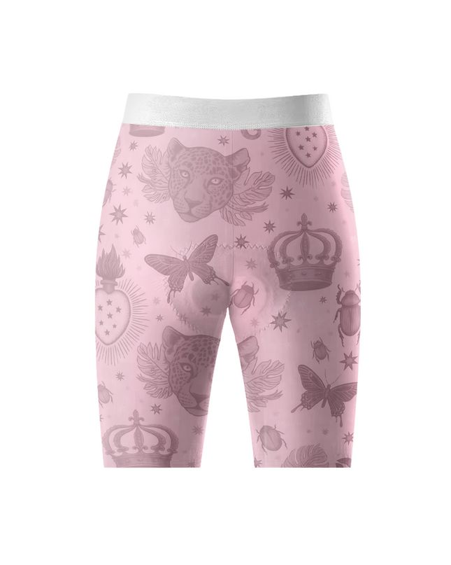 ROCKBROS Women's Surreal Pink Leopard & Crown Limited Edition Aero Set