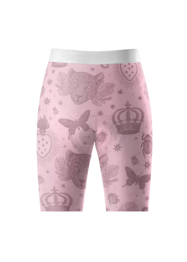 ROCKBROS Women's Surreal Pink Leopard & Crown Limited Edition Aero Set