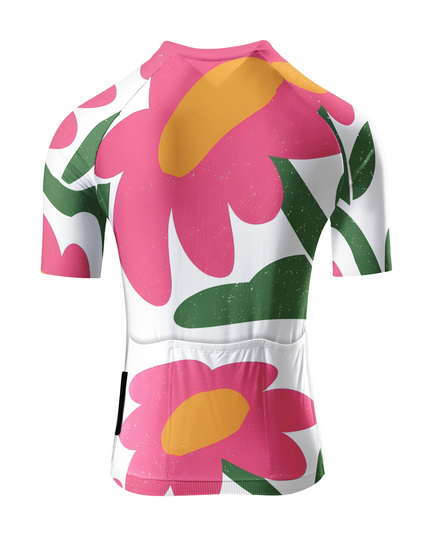 ROCKBROS Women's Retro Pop Floral Nature Print Moisture-Wicking Jersey