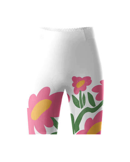 ROCKBROS Women's Retro Pop Floral Nature Print Moisture-Wicking Jersey