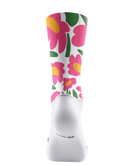 ROCKBROS Women's Retro Pop Floral Nature Print Moisture-Wicking Jersey
