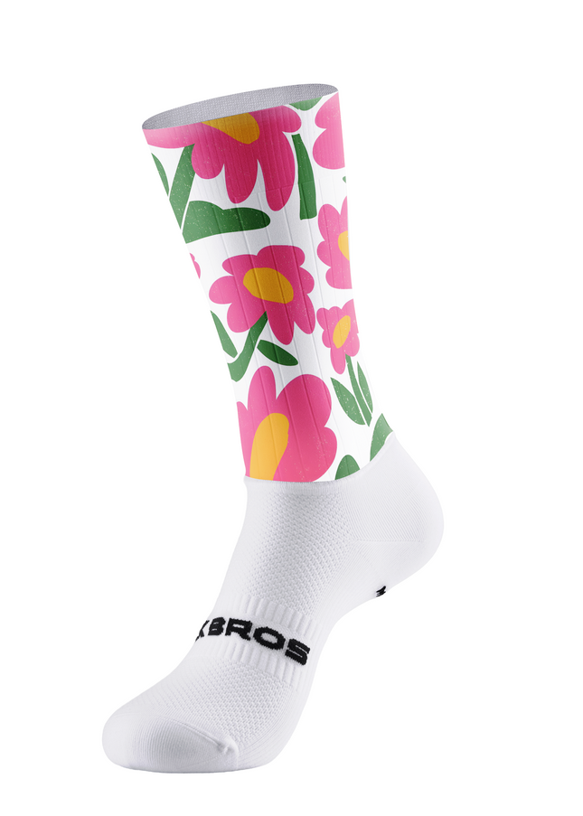 ROCKBROS Retro Pop Floral Nature Print Breathable Socks