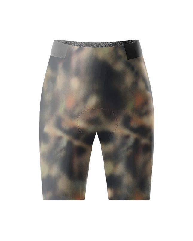ROCKBROS Men's Urban Mirage Full-Print Pro Bib Shorts