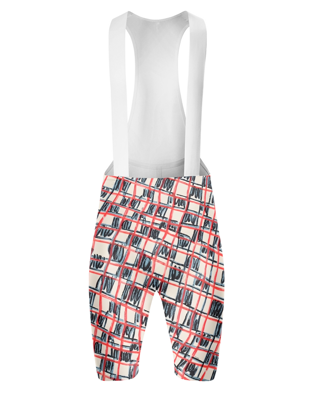 ROCKBROS Women's Avant-Garde Hand-Drawn Plaid Artistic Aero Set