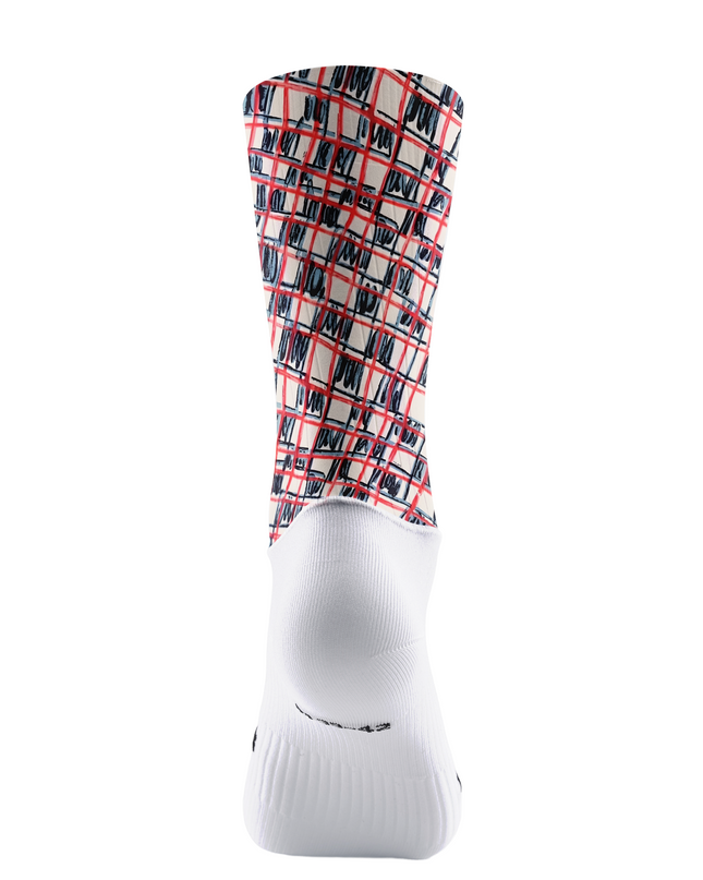 ROCKBROS Women's Avant-Garde Hand-Drawn Plaid Artistic Aero Set