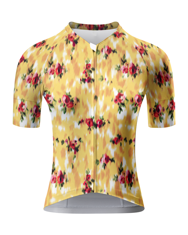 ROCKBROS Women's Golden Meadow Retro Floral Performance Cycling Set