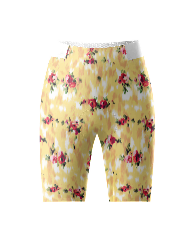 ROCKBROS Women's Golden Meadow Retro Floral Performance Cycling Set