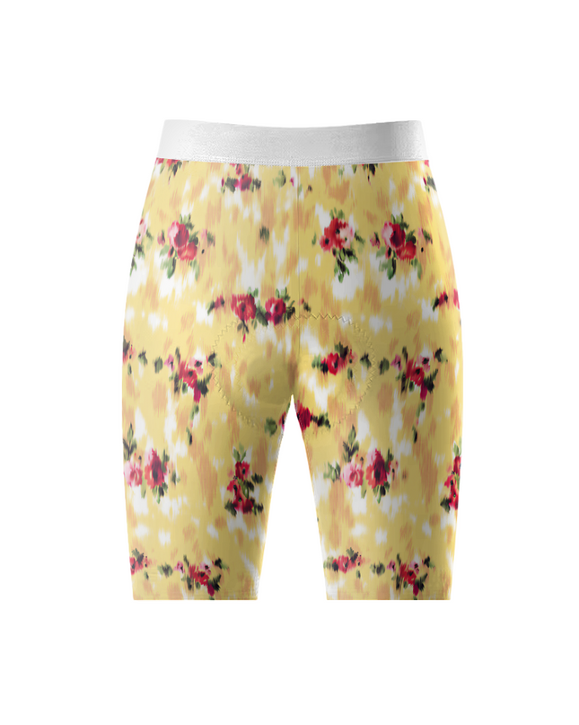 ROCKBROS Women's Golden Meadow Retro Floral Performance Cycling Set