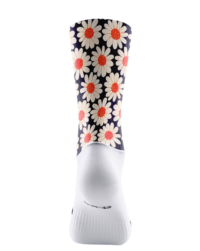 ROCKBROS Retro Daisy Performance Cycling Socks