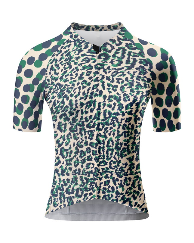 ROCKBROS Women's Jungle Phantom Artistic Cheetah Pro Jersey