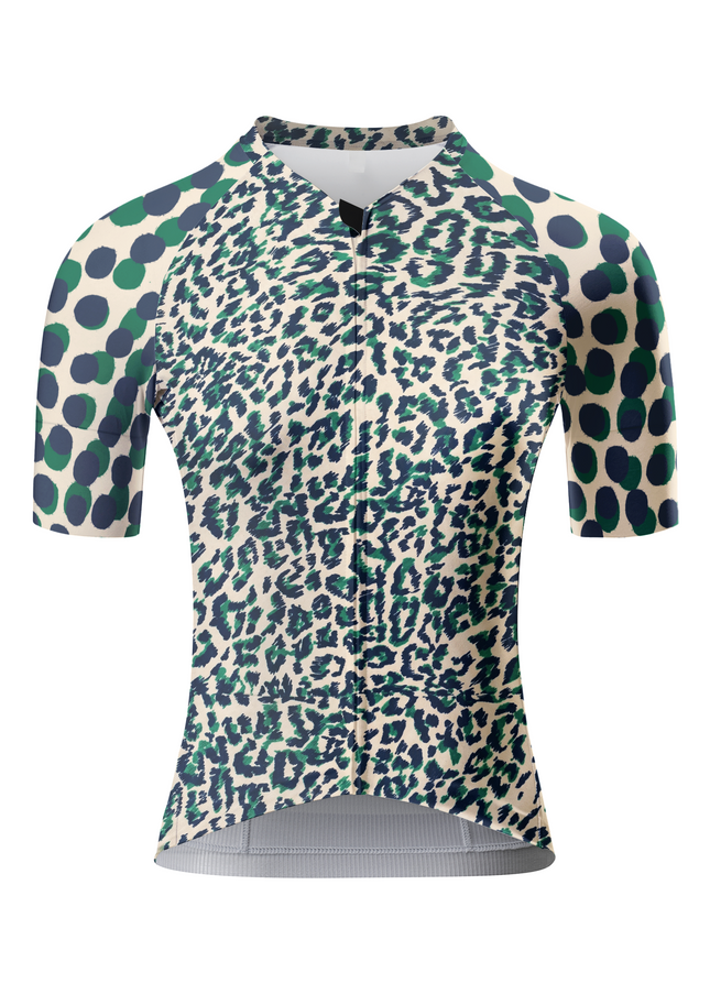 ROCKBROS Women's Jungle Phantom Artistic Cheetah Pro Jersey