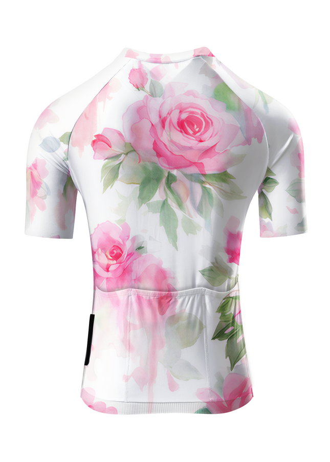 ROCKBROS Women's Watercolor Bloom Dreamy Rose Aero Jersey