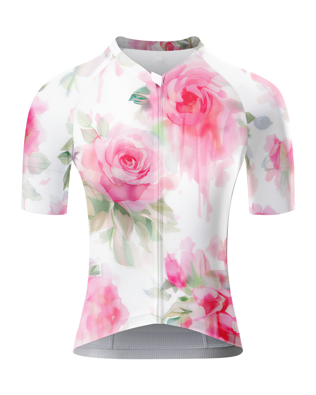 ROCKBROS Women's Watercolor Bloom Dreamy Rose Aero Jersey