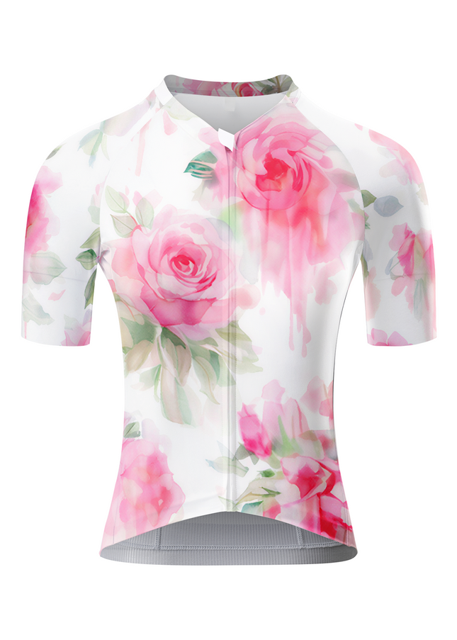 ROCKBROS Women's Watercolor Bloom Dreamy Rose Aero Jersey