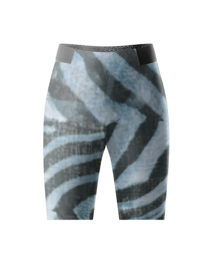 ROCKBROS Women's Frosted Zebra Full-Print Pro Cycle Shorts