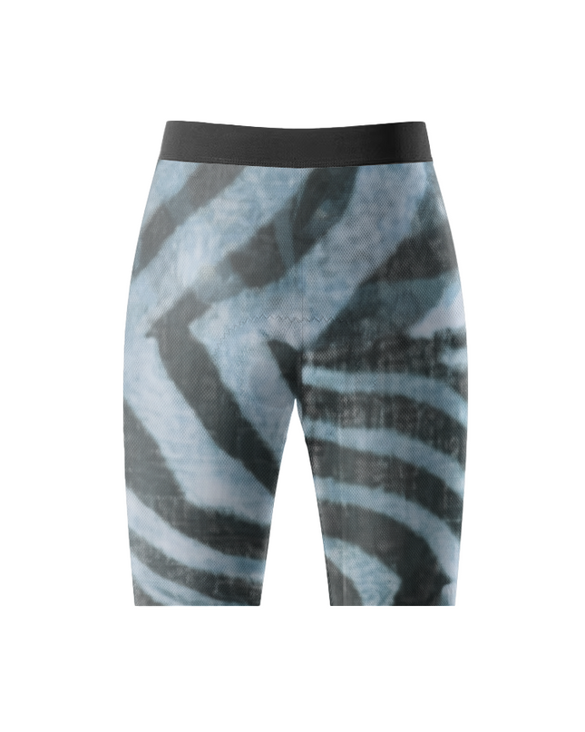 ROCKBROS Women's Frosted Zebra Full-Print Pro Cycle Shorts