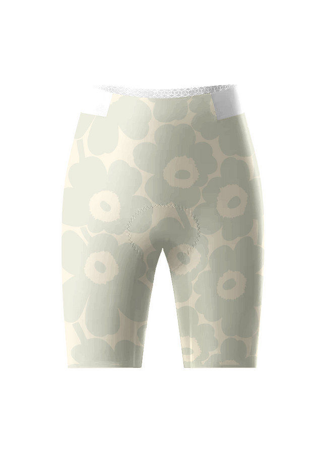 ROCKBROS Women's Muted Flora Quiet-Luxury Pro Cycle Shorts