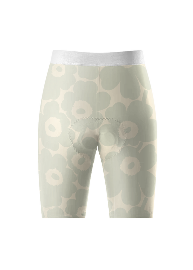 ROCKBROS Women's Muted Flora Quiet-Luxury Pro Cycle Shorts