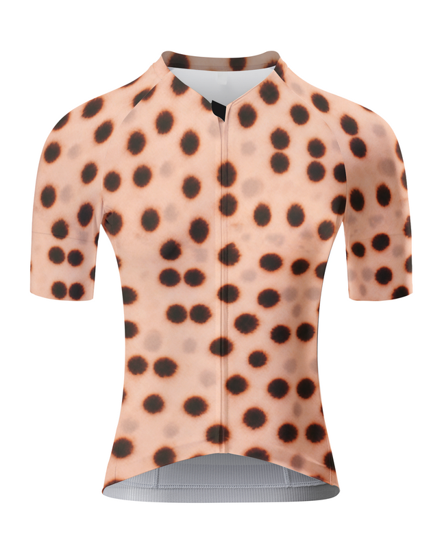 ROCKBROS Women's Burnt Ember Ink-Dot Pro Aero Cycling Jersey