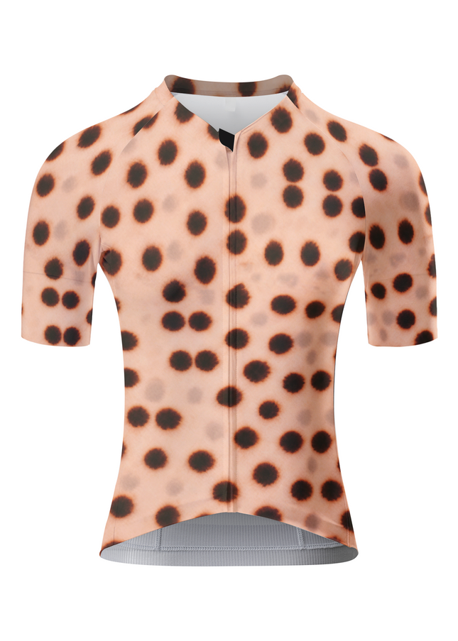 ROCKBROS Women's Burnt Ember Ink-Dot Pro Aero Cycling Jersey