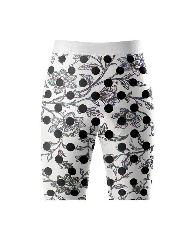 ROCKBROS Women's Midnight Rose Floral-Accent Pro Cycle Shorts