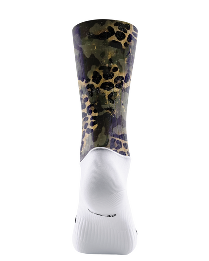 ROCKBROS Men's Tactical Leopard Distressed Pro Bib Shorts
