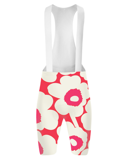 ROCKBROS Women's Retro Poppy Bloom High-Performance Cycling Bibs
