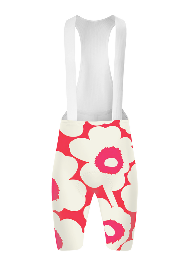 ROCKBROS Women's Retro Poppy Bloom High-Performance Cycling Bibs