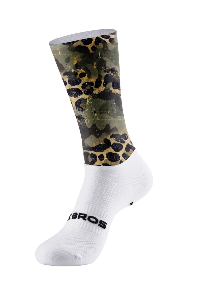 ROCKBROS Men's Tactical Leopard Distressed Pro Jersey