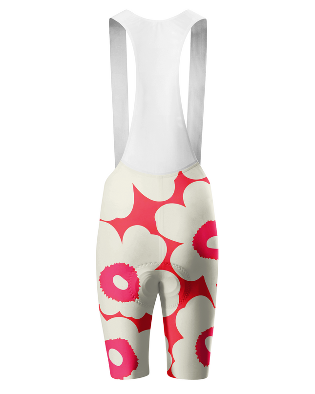 ROCKBROS Women's Retro Poppy Bloom High-Performance Cycling Bibs