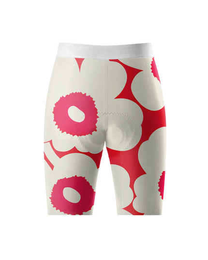 ROCKBROS Women's Retro Poppy Bloom High-Performance Cycling Bibs