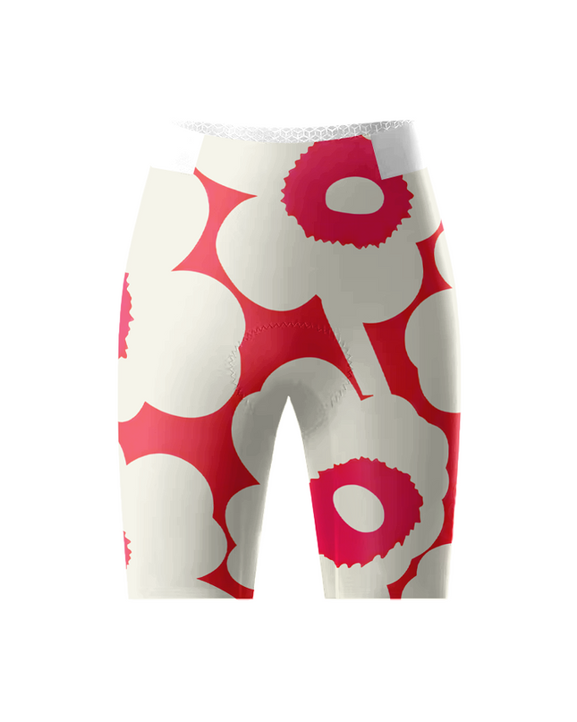 ROCKBROS Women's Retro Poppy Bloom High-Performance Cycling Bibs