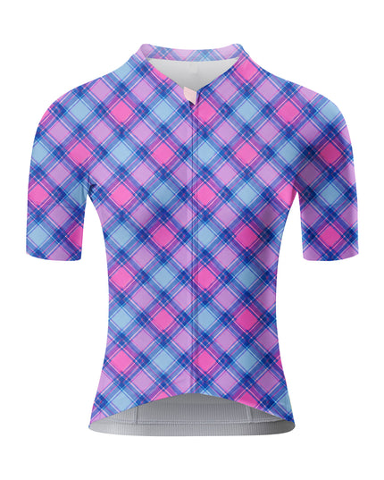 ROCKBROS Women's Vintage Argyle Plaid Cycling Set