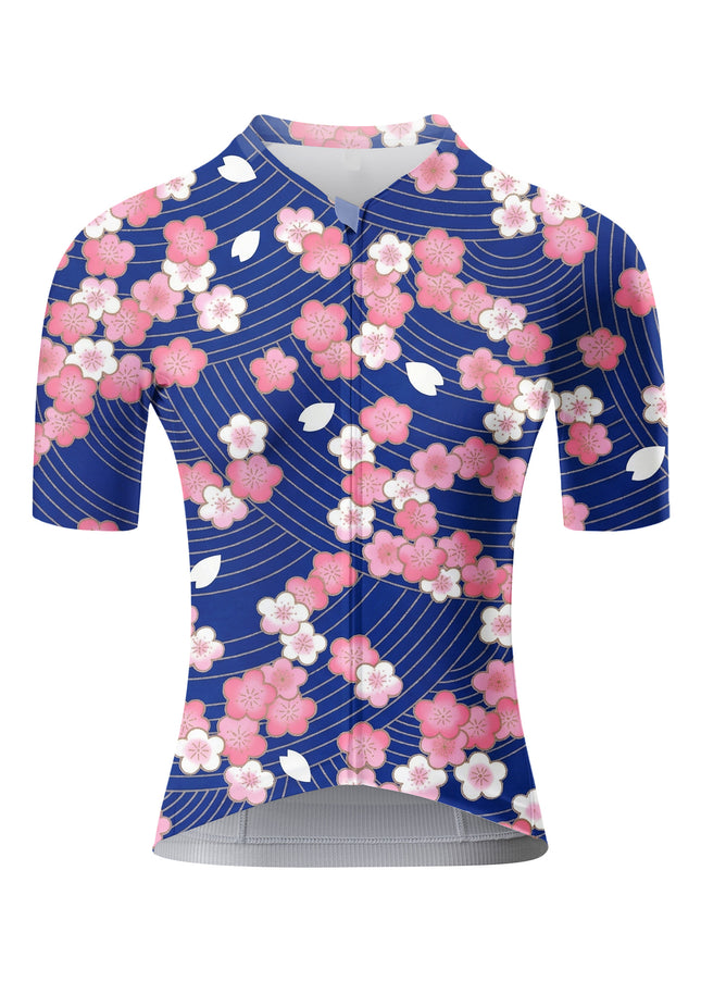ROCKBROS Women's Japanese Sakura Floral Breathable Cycling Set
