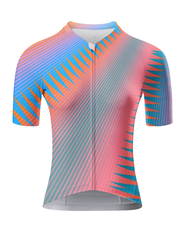 ROCKBROS Women's Modern Pop Art Geometric Short Sleeve Cycling Jersey