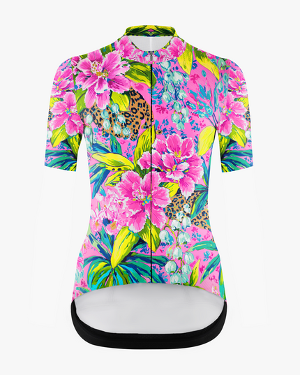 Women's Cycling Jersey in Tropical Floral