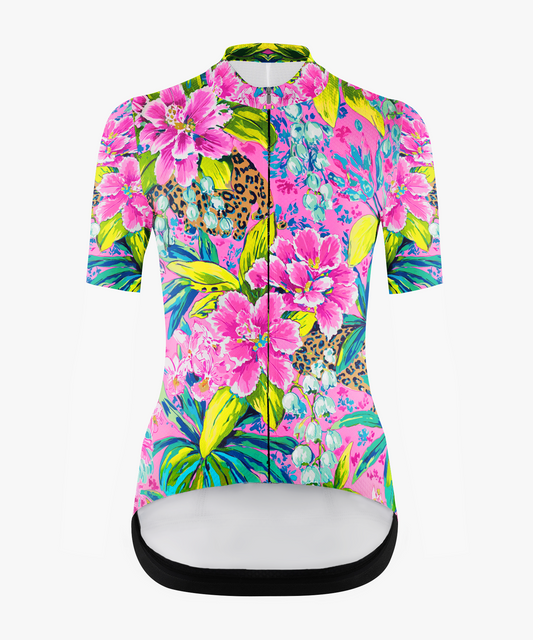Women's Cycling Jersey in Tropical Floral