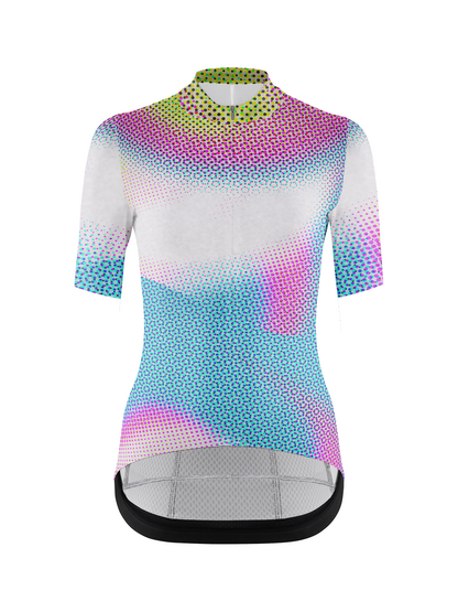 RockBros Women's "Candy Halftone" Vibrant Pop-Art Cycling Jersey