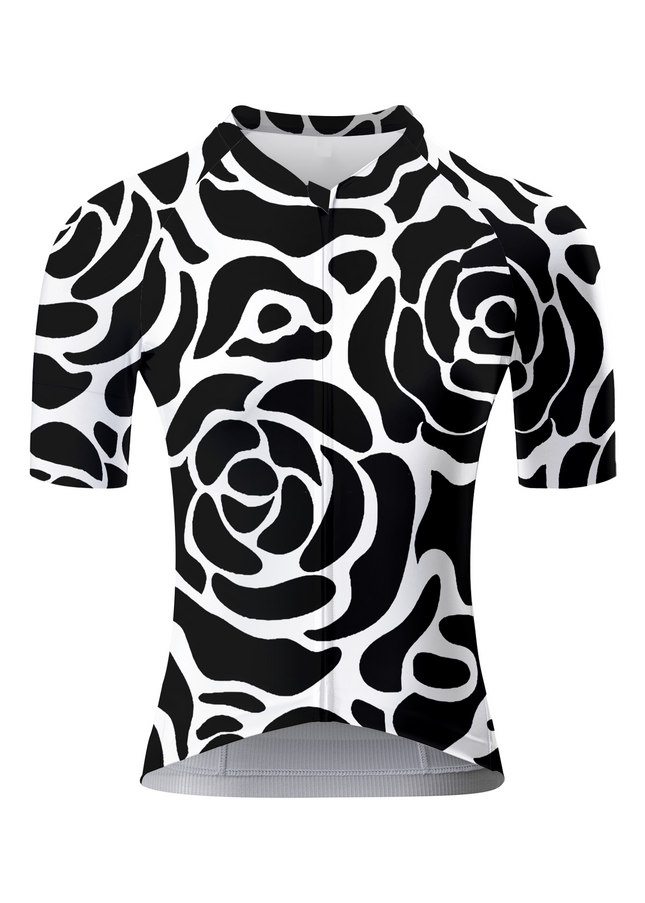 ROCKBROS Women's Noir Abstract Rose Flow Pro Aero Cycling Jersey